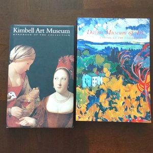 Bundle of two books: Kimbell Art Museum and Dallas Museum of Art